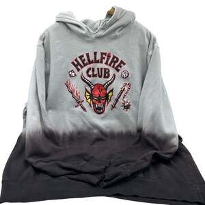 Netflix Stranger Things Hellfire Club Pullover Graphic Hoodie